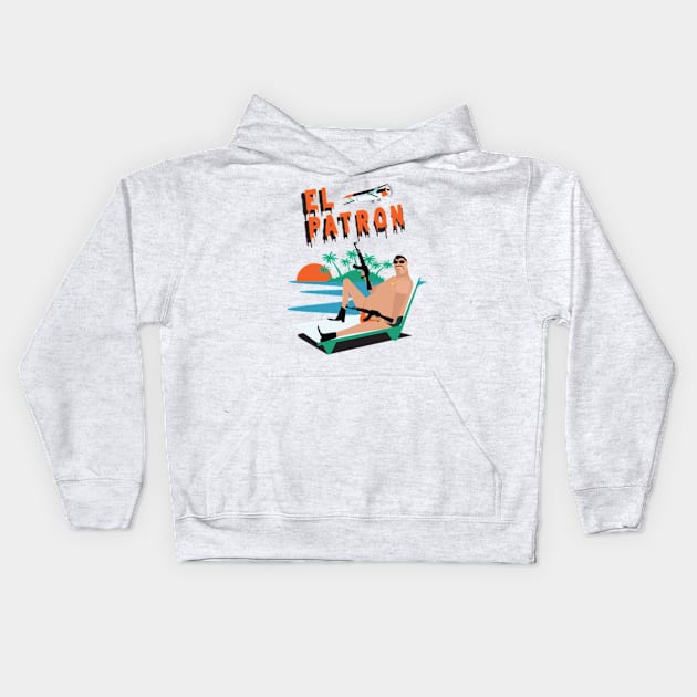 El patron cartel Kids Hoodie by myvintagespace